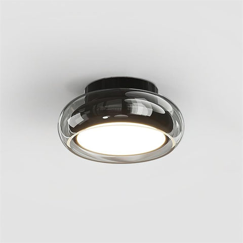 Vintage Glass LED Ceiling Light for Bedroom and Dining Room Lighting