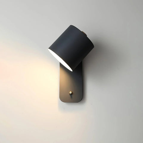 Modern Cylindrical Wall Light with E27 Socket for Ambient Lighting
