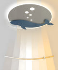 Round Flush-Mount Ceiling Light for Kids’ Rooms