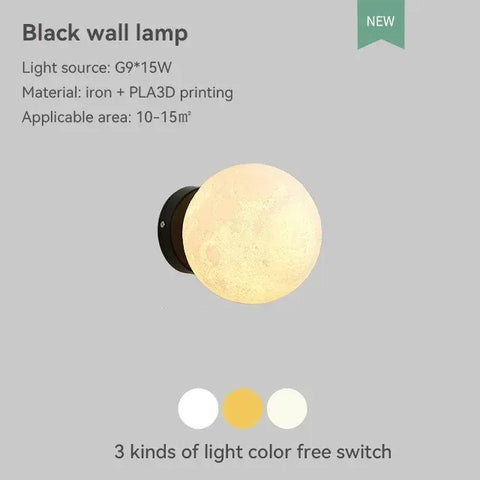 Moon Globe Floor Lamp with Globe and Tripod Form