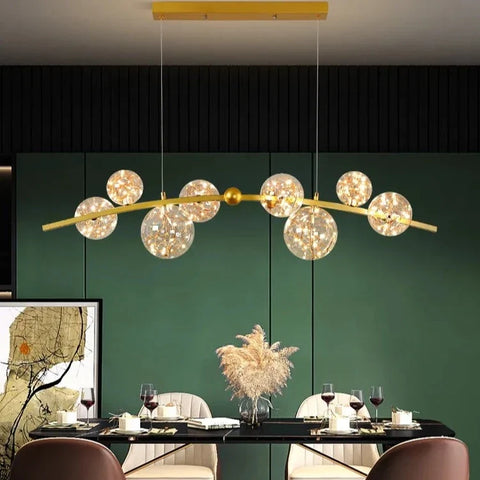 Multi-Head Pendant Light with Color Options