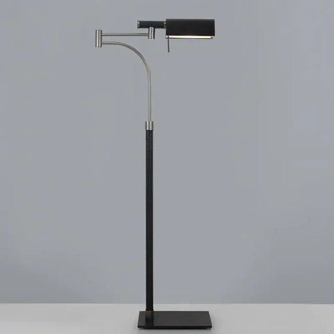 Modern Metal Floor Lamp with Adjustable Horizontal Lamp Head
