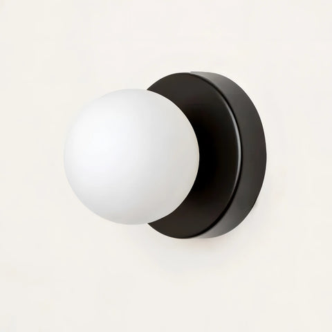 Scandinavian Glass Globe Wall Light for Modern Ambient Lighting