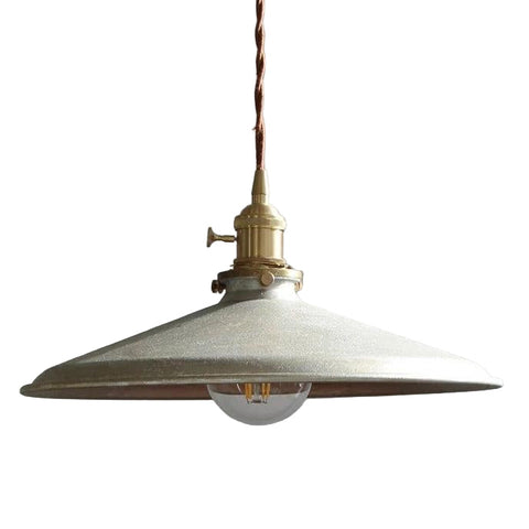 Pendant Light with Industrial Iron Shade