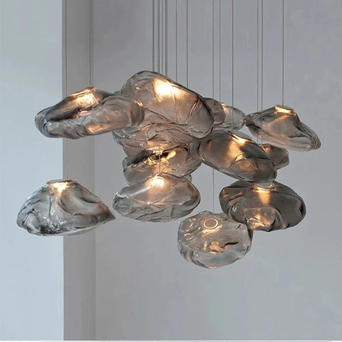 Smoked Glass Pendant Light