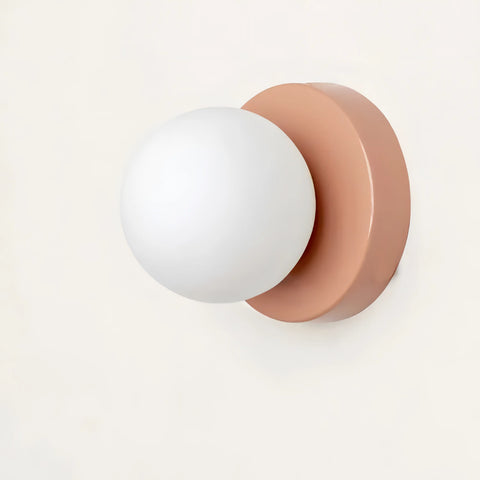 Scandinavian Glass Globe Wall Light for Modern Ambient Lighting