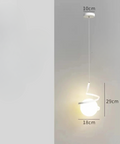 Spiral LED Pendant Light