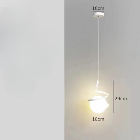 Spiral LED Pendant Light