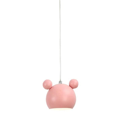 Mickey Pendant Light with Mouse-ear Pendant Silhouette