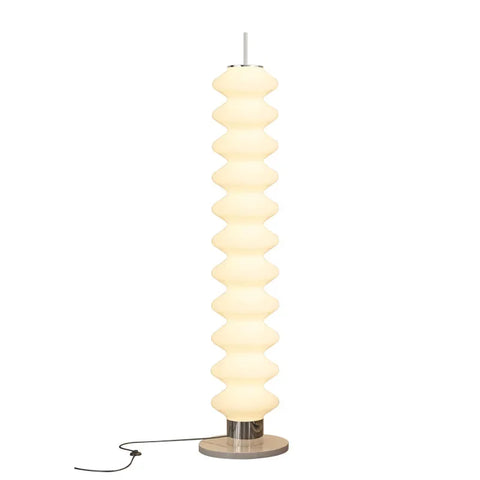 Tandem LED Floor Lamp with Paired Horizontal Light Heads