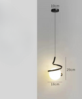Spiral LED Pendant Light