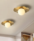 Nature-Inspired LED Flush-Mount Ceiling Light