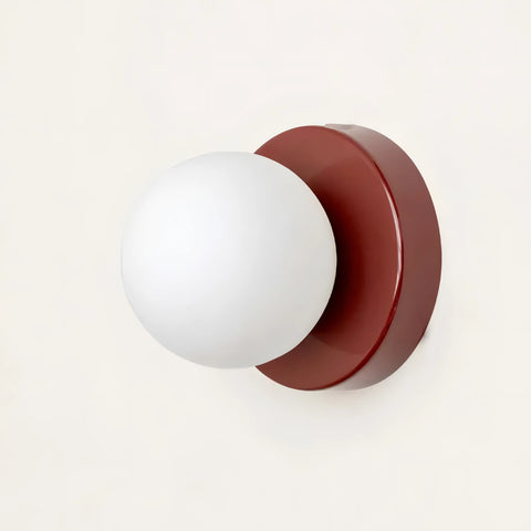 Scandinavian Glass Globe Wall Light for Modern Ambient Lighting