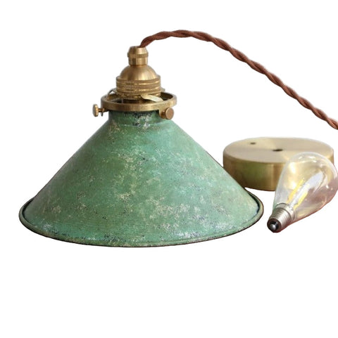 Pendant Light with Industrial Iron Shade