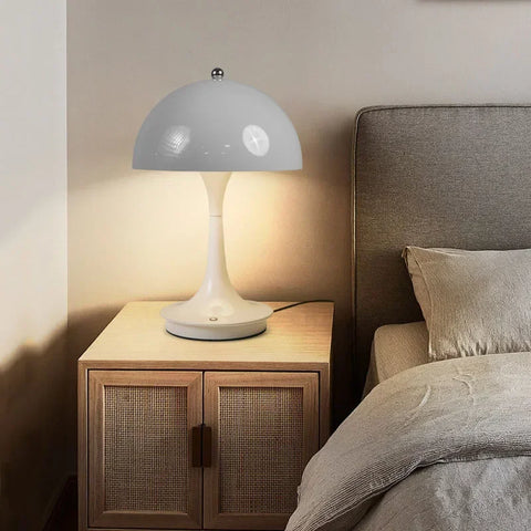 Touch-Dimmable Mushroom Table Lamp