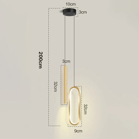 Two-Head Nordic Pendant Light