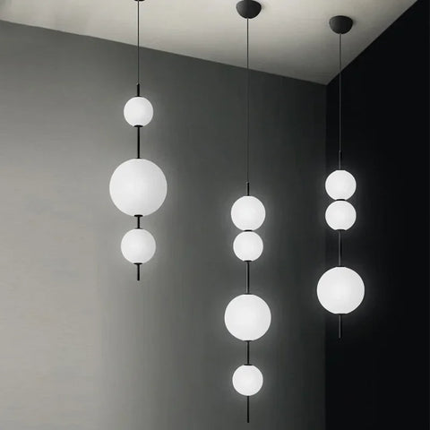 Round Globe Pendant Light with Round Hanging Globe