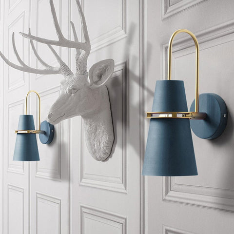 Cone LED Wall Light with Adjustable Metal Shade