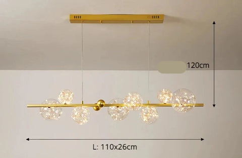 Multi-Head Pendant Light with Color Options