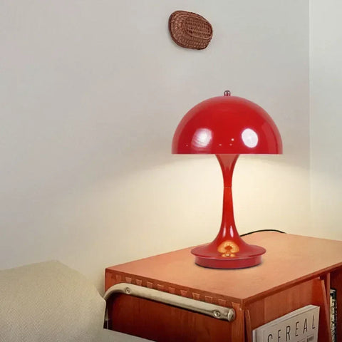 Touch-Dimmable Mushroom Table Lamp