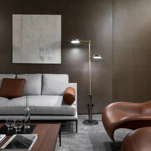 Minimalist Cone Floor Lamp with Tapered Cone Silhouette