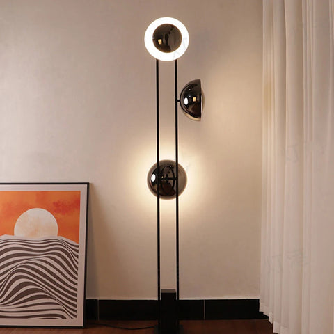 Egg Table Lamp with Rounded Egg Shade in Acrylic and Metal