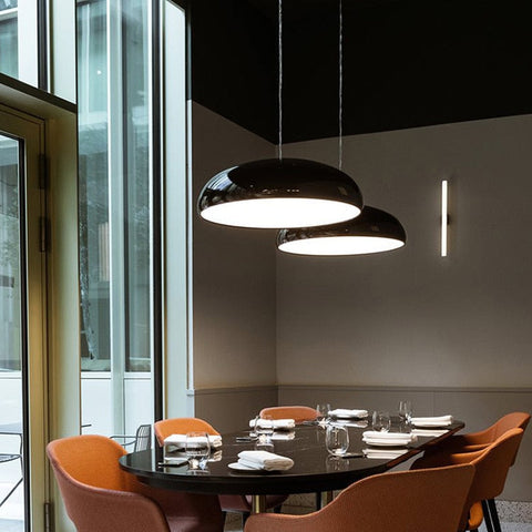 Pendant Light with Italian-Style Metal Shade