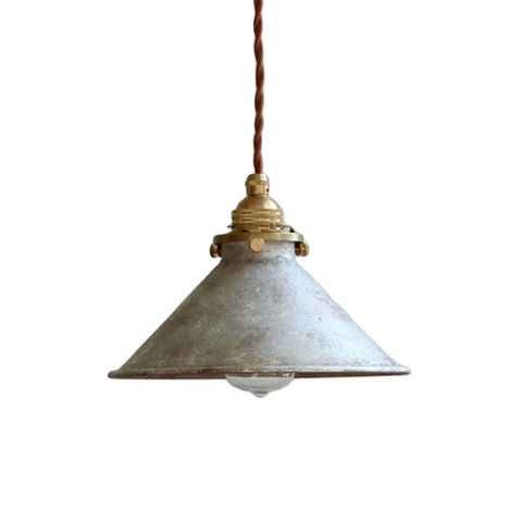 Pendant Light with Industrial Iron Shade