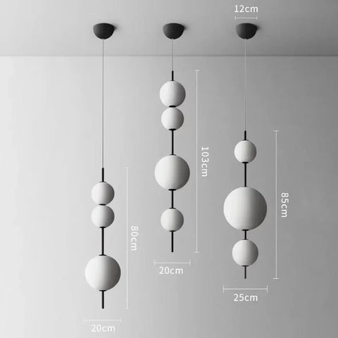 Round Globe Pendant Light with Round Hanging Globe