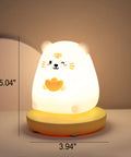Silicone Animal Night Light with USB Rechargeable LED — product view