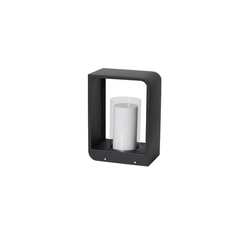 Solar Outdoor Lantern with Remote-Controlled Light for Patios and Gardens
