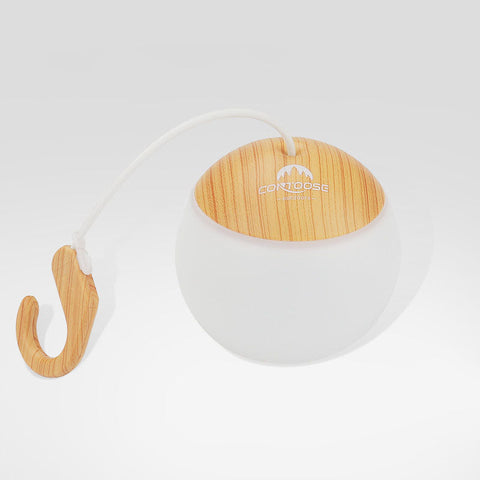 Portable Rechargeable LED Camping Lantern with Hanging Hook for Outdoor Adventures