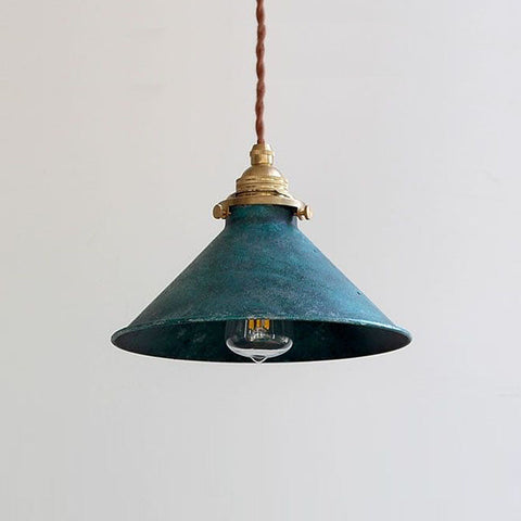 Rustic Metal Pendant Light for Kitchen Counters and Dining Areas