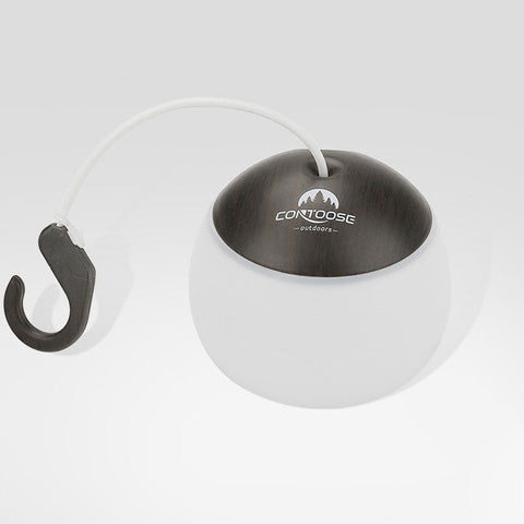 Portable Rechargeable LED Camping Lantern with Hanging Hook for Outdoor Adventures