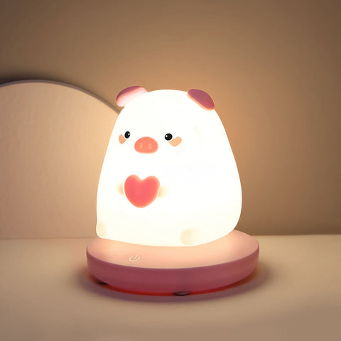 Silicone Animal Night Light with USB Rechargeable LED — product view