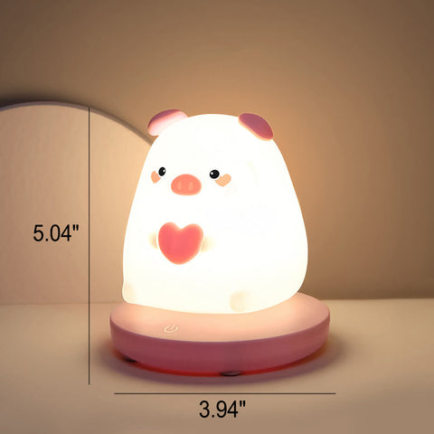 Silicone Animal Night Light with USB Rechargeable LED — product view