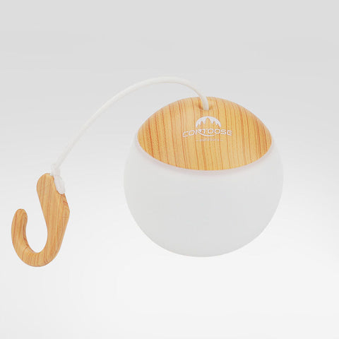 Portable Rechargeable LED Camping Lantern with Hanging Hook for Outdoor Adventures