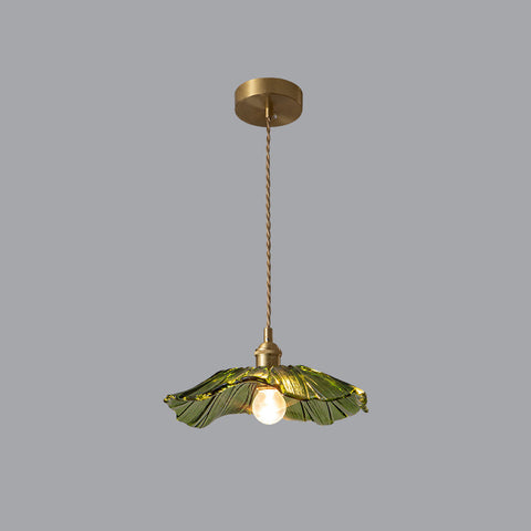 Fluted Glass Flower Ceiling Light for Bedroom and Living Room Decor