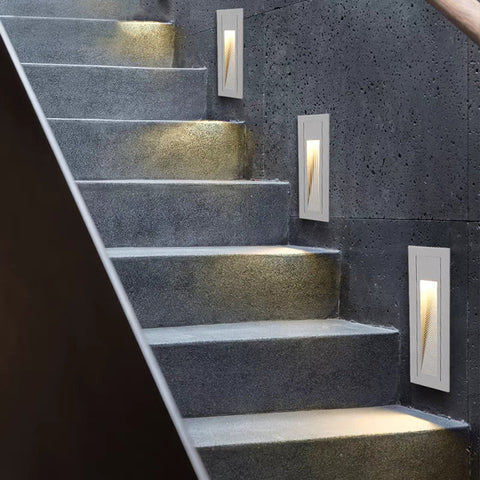 Recessed LED Deck and Step Light for Outdoor Stairs and Pathways
