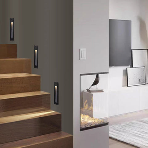 Recessed LED Deck and Step Light for Outdoor Stairs and Pathways