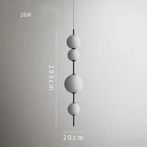 Round Globe Pendant Light with Round Hanging Globe