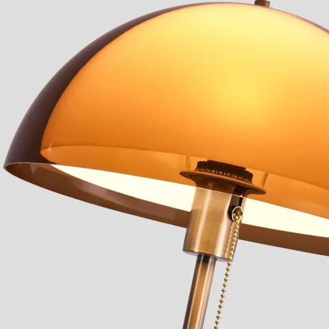 Dome Shade Table Lamp with Pull-Chain Switch