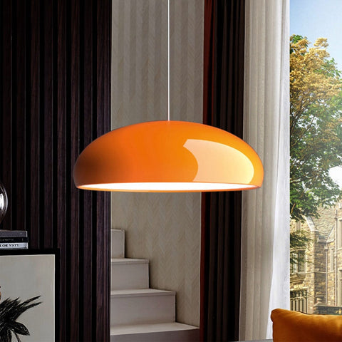 Pendant Light with Italian-Style Metal Shade