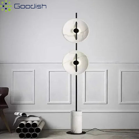 Fan-shaped Artistic Floor Lamp with Fan-shaped Shade