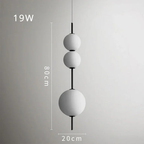 Round Globe Pendant Light with Round Hanging Globe