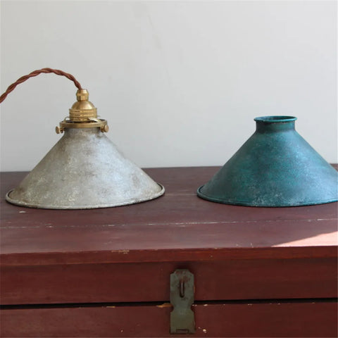 Pendant Light with Industrial Iron Shade