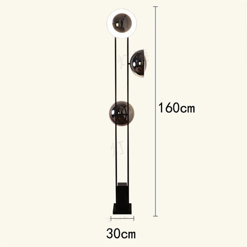 Egg Table Lamp with Rounded Egg Shade in Acrylic and Metal