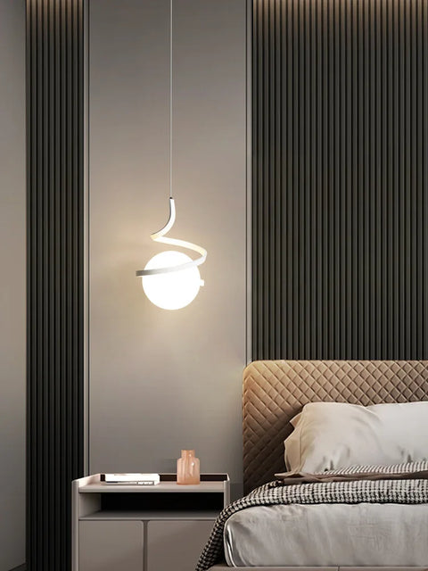Spiral LED Pendant Light