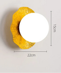 Nature-Inspired LED Flush-Mount Ceiling Light