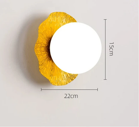 Nature-Inspired LED Flush-Mount Ceiling Light
